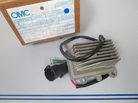 *NEW OEM* 0720 OMC Johnson Evinrude 35 AMP Regulator Rectifier Assembly 584093