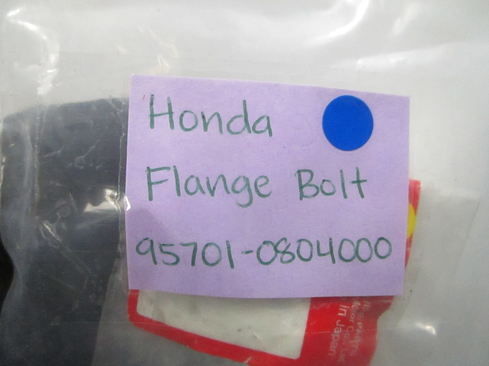 *NEW OEM* 0810 Honda Flange Bolt 95701-0804000