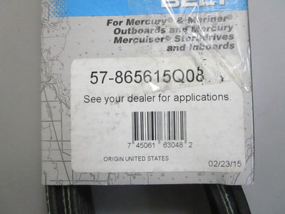 *NEW OEM* 0820 Mercury Quicksilver Serpentine Belt 57-86515Q08