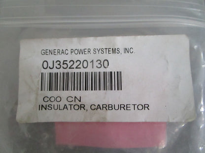 Generac NEW OEM Carburetor Insulator 0J35220130 NOS Genuine Generator Part 0820