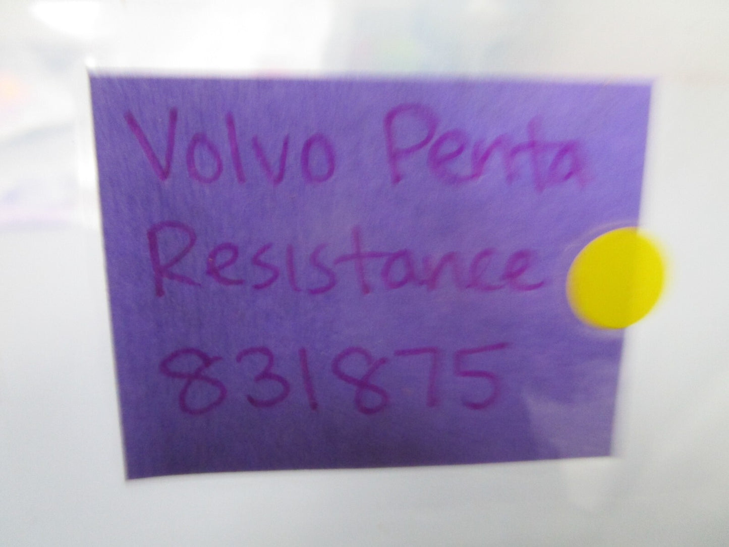 *NEW OEM* 0810 Volvo Penta Resistance 831875