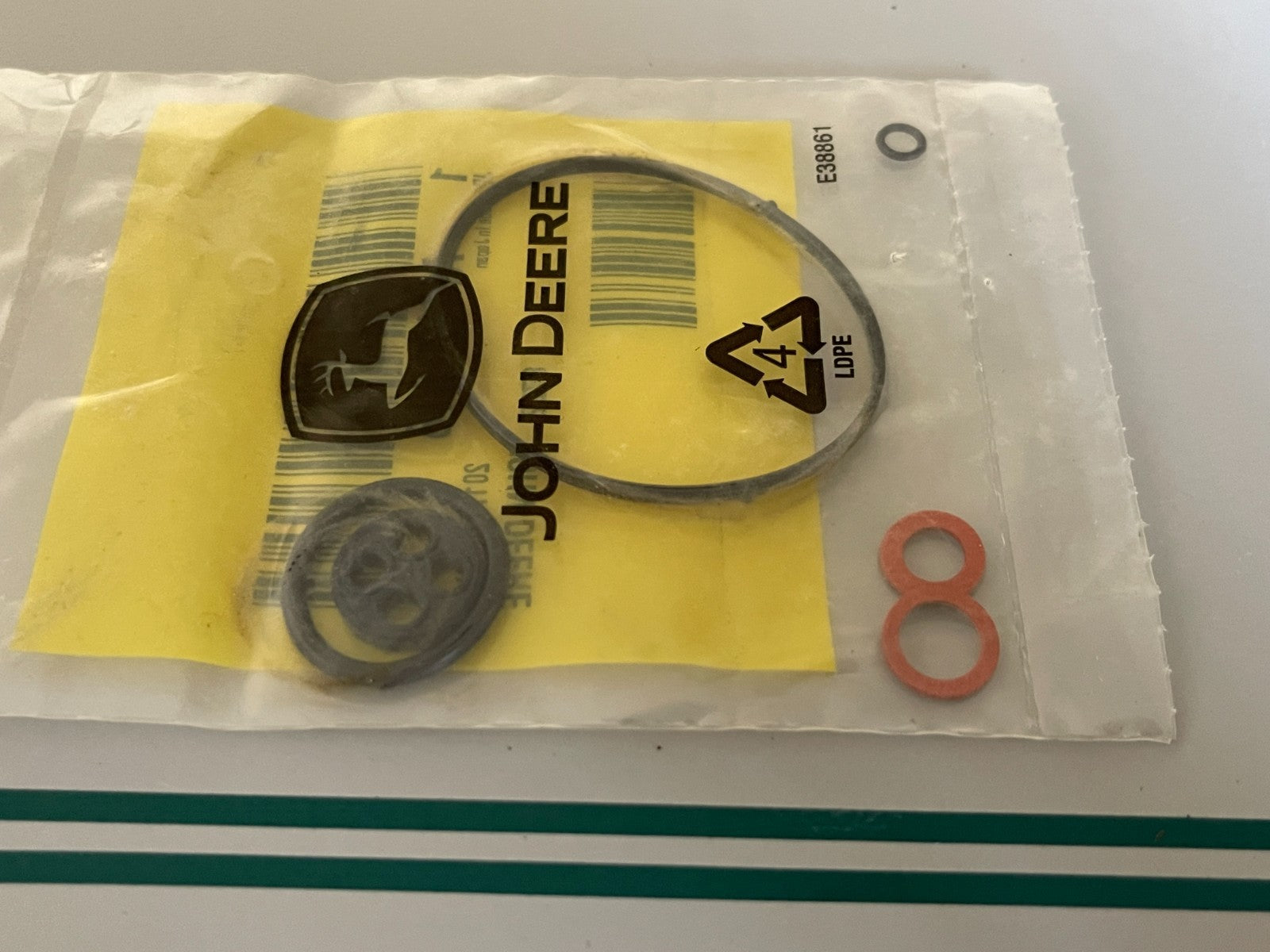 John Deere AM123816 NEW OEM Carburetor Gasket Kit LX172 LX176 Lawn Tractor 0720