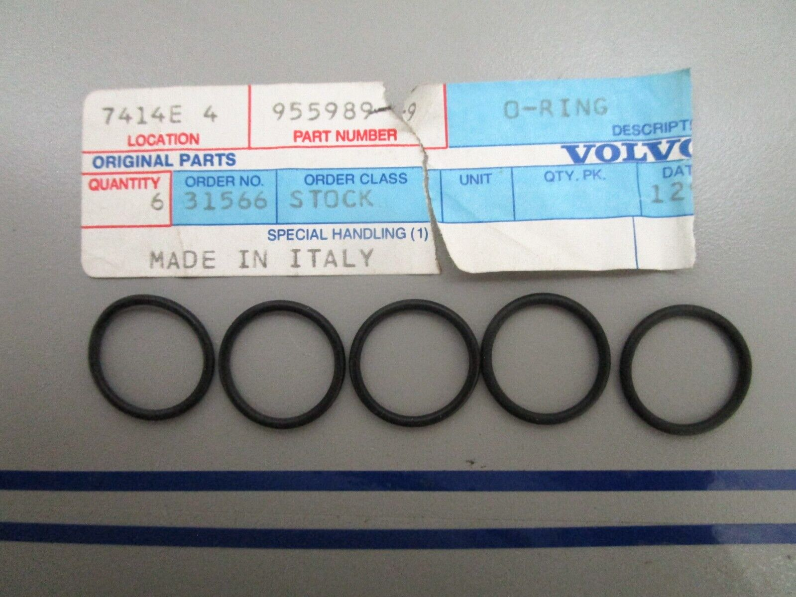 *NEW OEM* (LOT OF 5) 0810 Volvo Penta O-Ring 955989