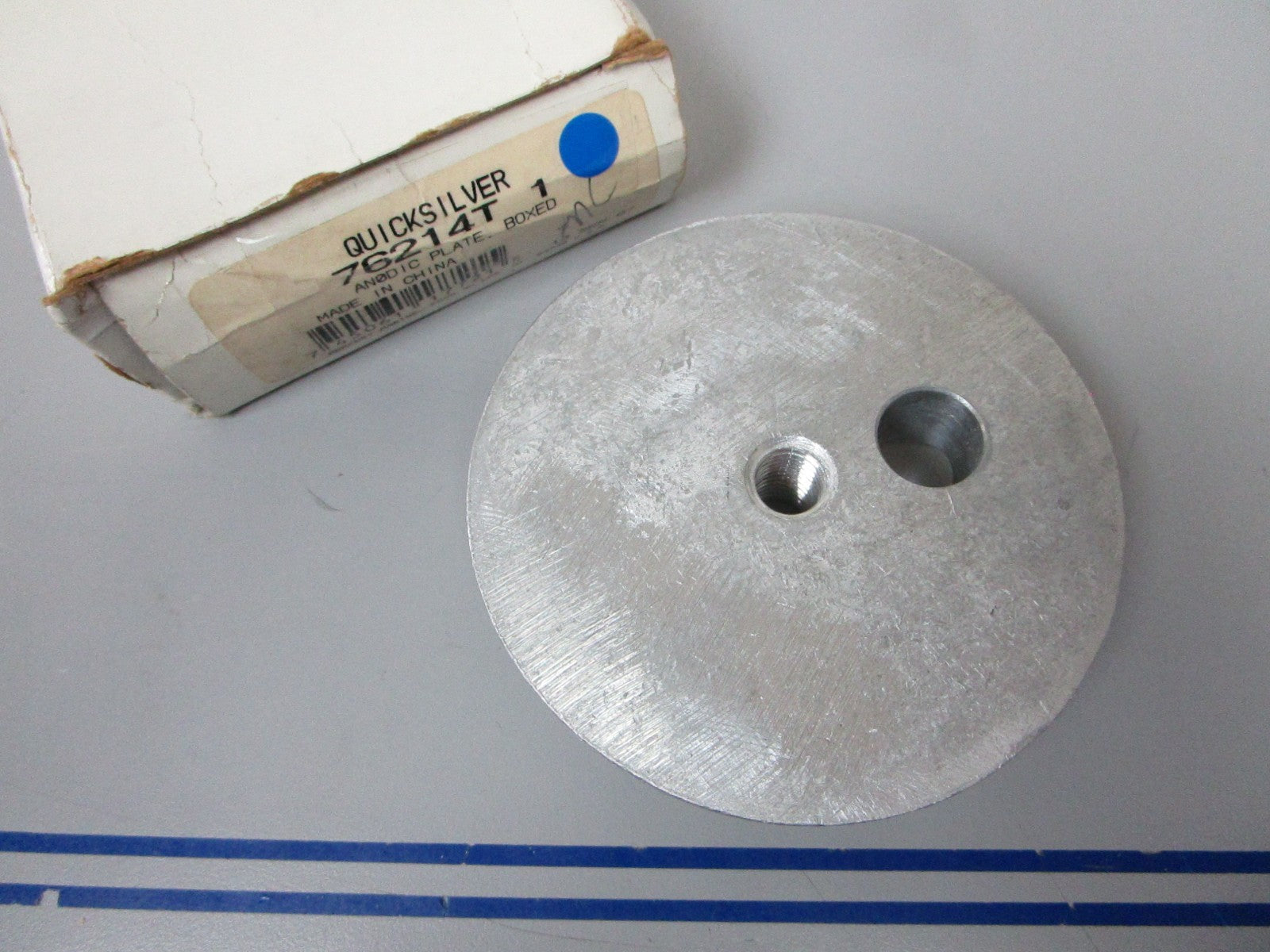 *NEW OEM* 0820 Mercury Quicksilver Boxed Anodic Plate 76214T1