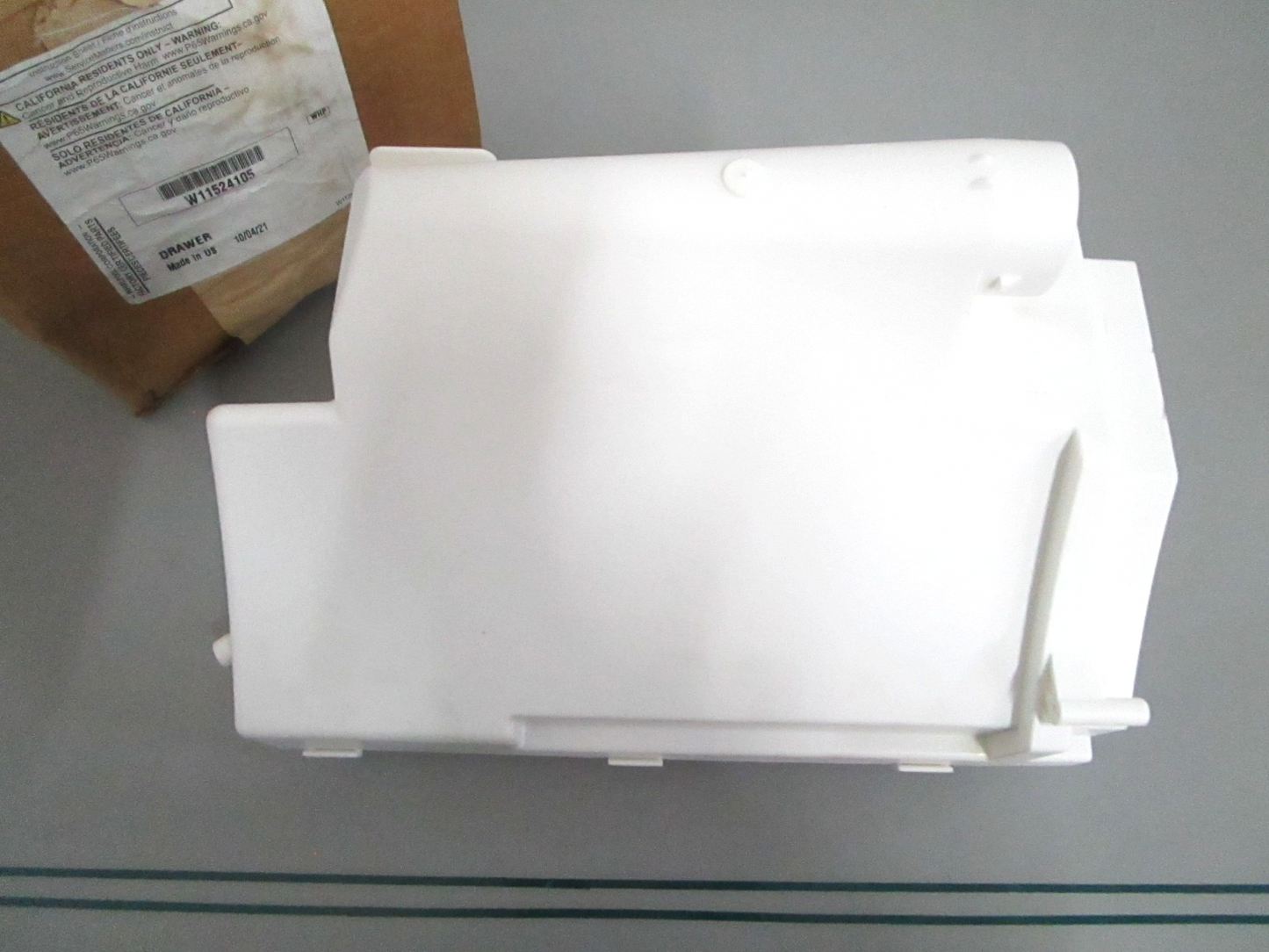 Whirlpool NEW OEM Washer Drawer W11524105 NOS Genuine Factory Part 0820