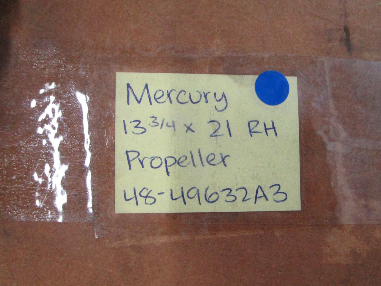 NEW OEM 48-49632A3 Mercury Quicksilver 13 3/4 x 21 RH Propeller 0810