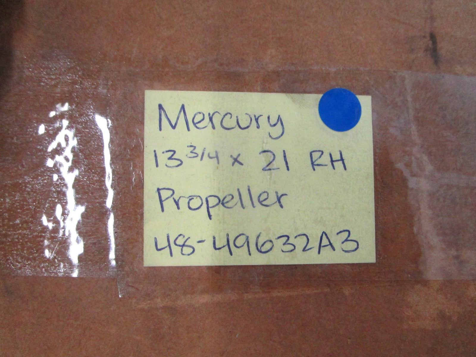 NEW OEM 48-49632A3 Mercury Quicksilver 13 3/4 x 21 RH Propeller 0810