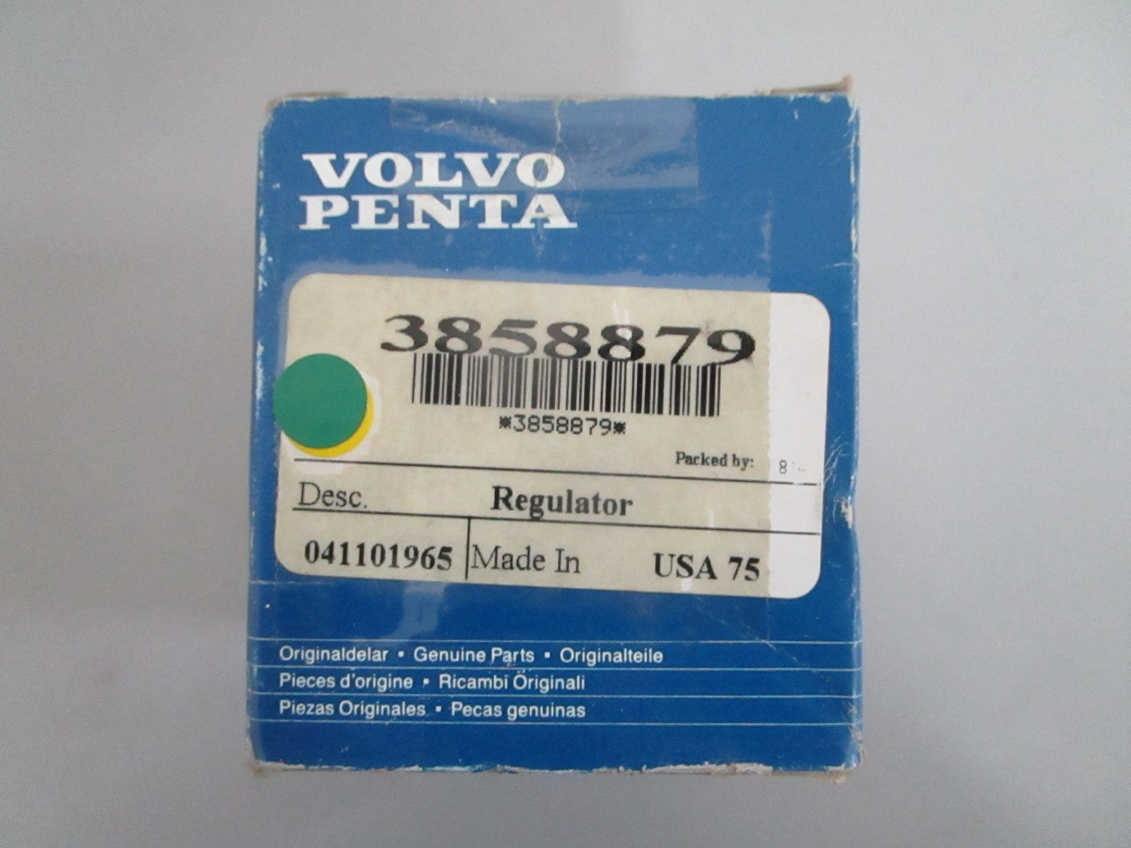 Volvo Penta 3858879 Voltage Regulator OMC Marine Inboard NOS NEW OEM 0820