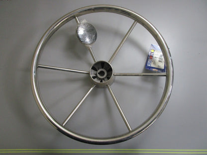 *NEW* 0820 SeaDog Stainless Steel Steering Wheel 230215