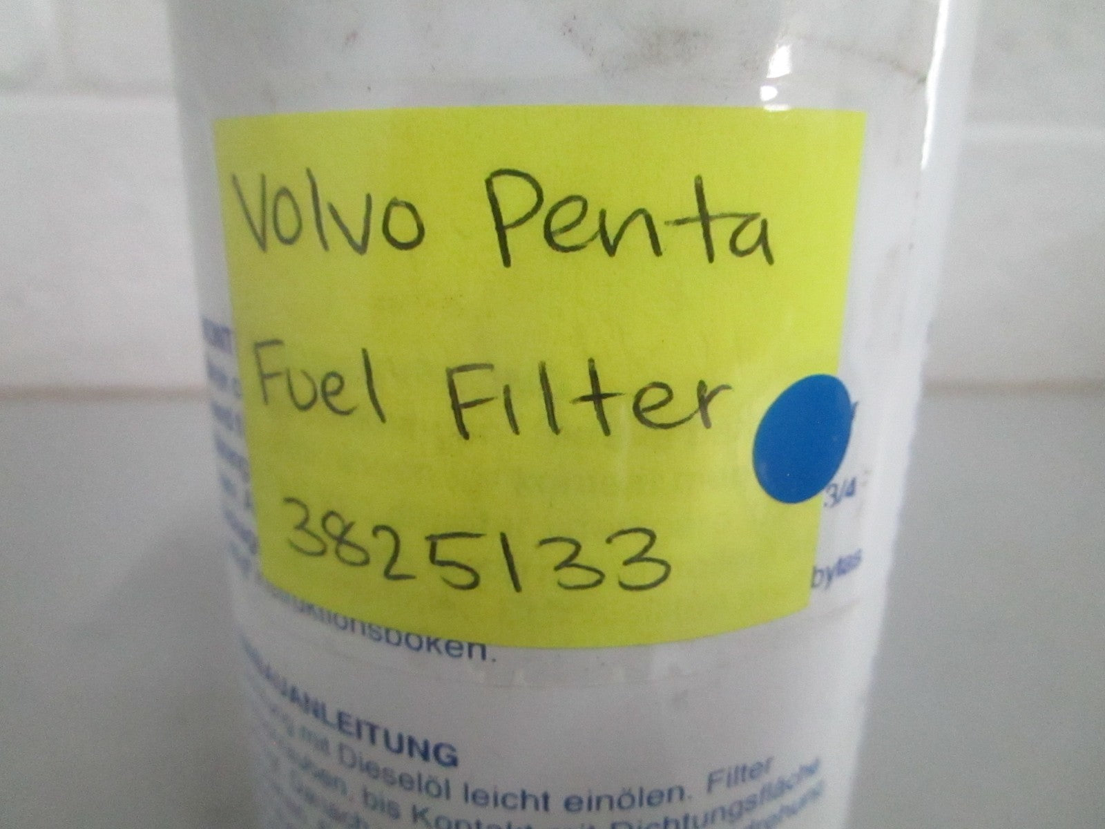 NEW OEM 3825133 Volvo Penta Fuel Filter 0820