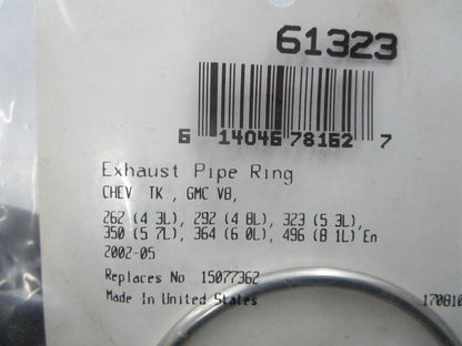 *NEW* 0810 Fel-Pro Exhaust Pipe Ring 61323