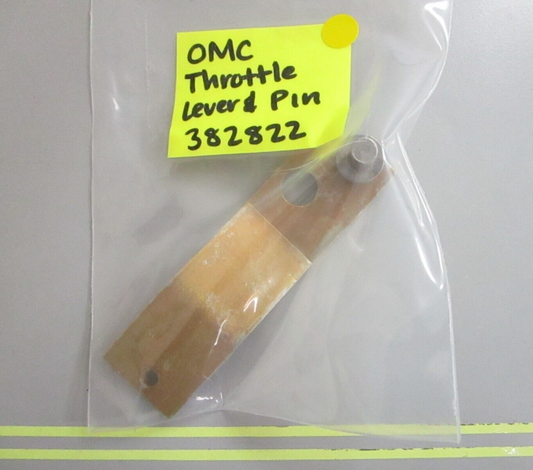 *NEW OEM* 0810 OMC Johnson Evinrude Throttle Lever & Pin 382822 0382822