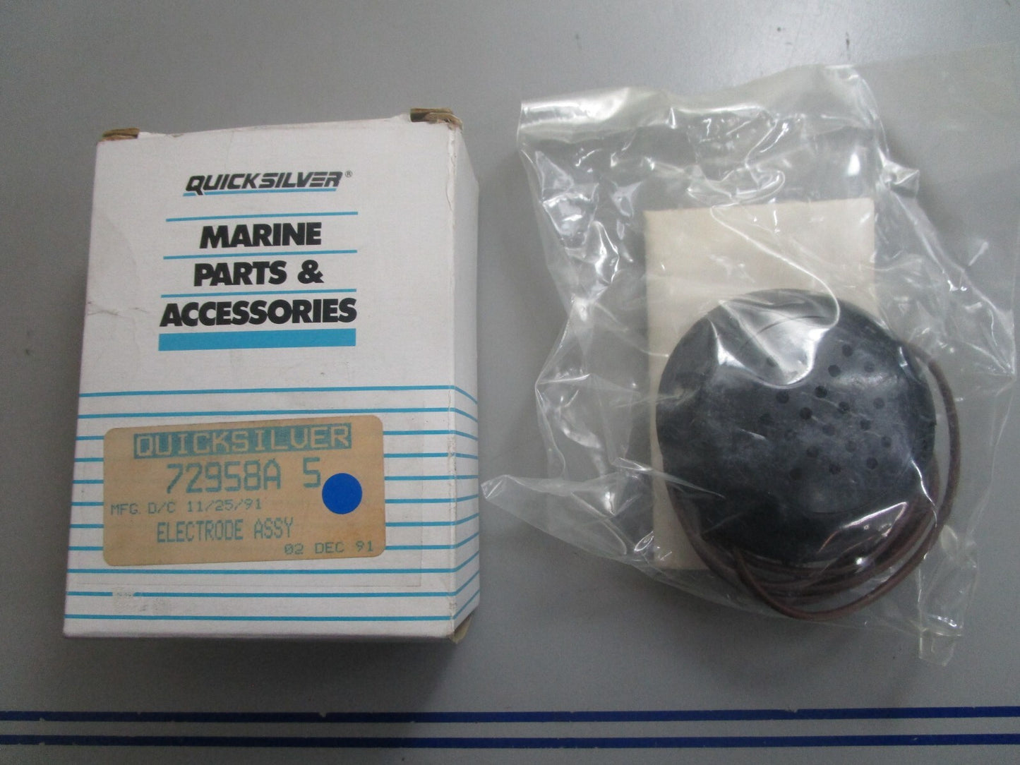 *NEW OEM* 0820 Mercury Quicksilver Electrode Assy 72958A5