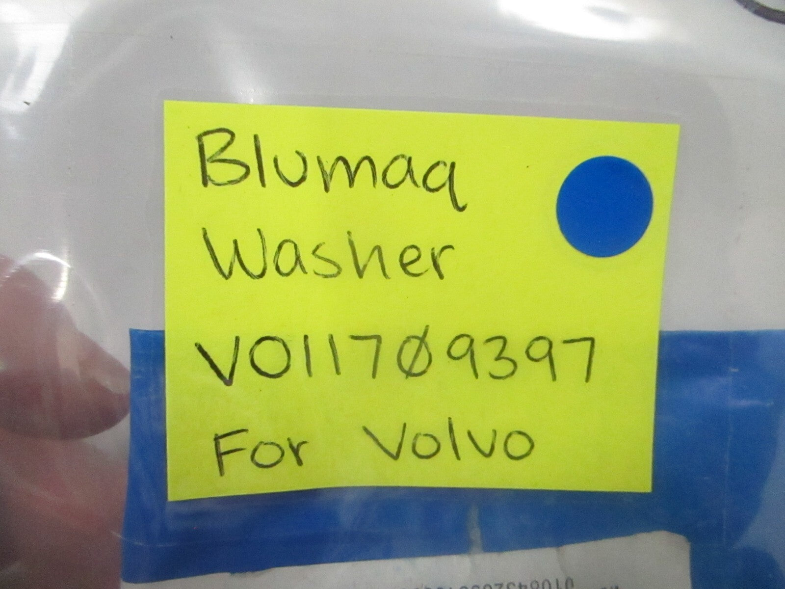 *NEW* 0780 Blumaq Washer VO11709397 for Volvo