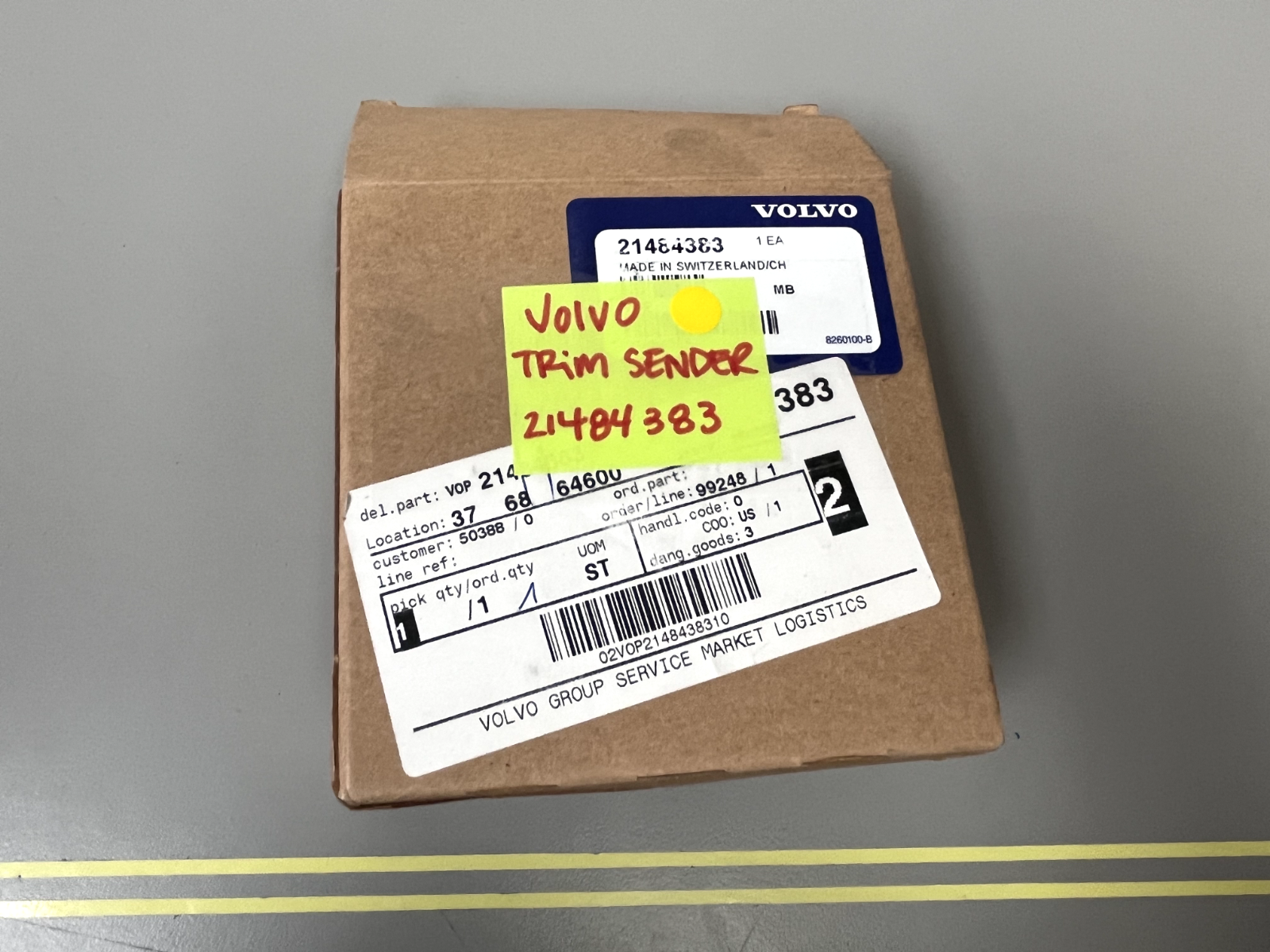 *NEW OEM* 0720 Volvo Penta Trim Sender 21484383