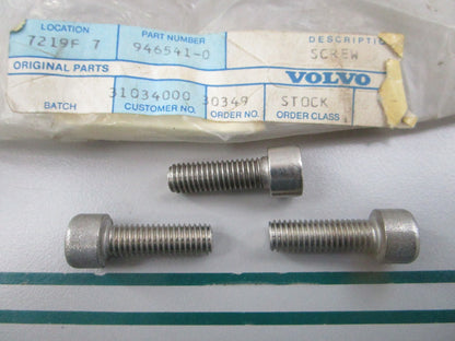 NEW OEM (LOT OF 3) 946541 Volvo Penta Screw 0810