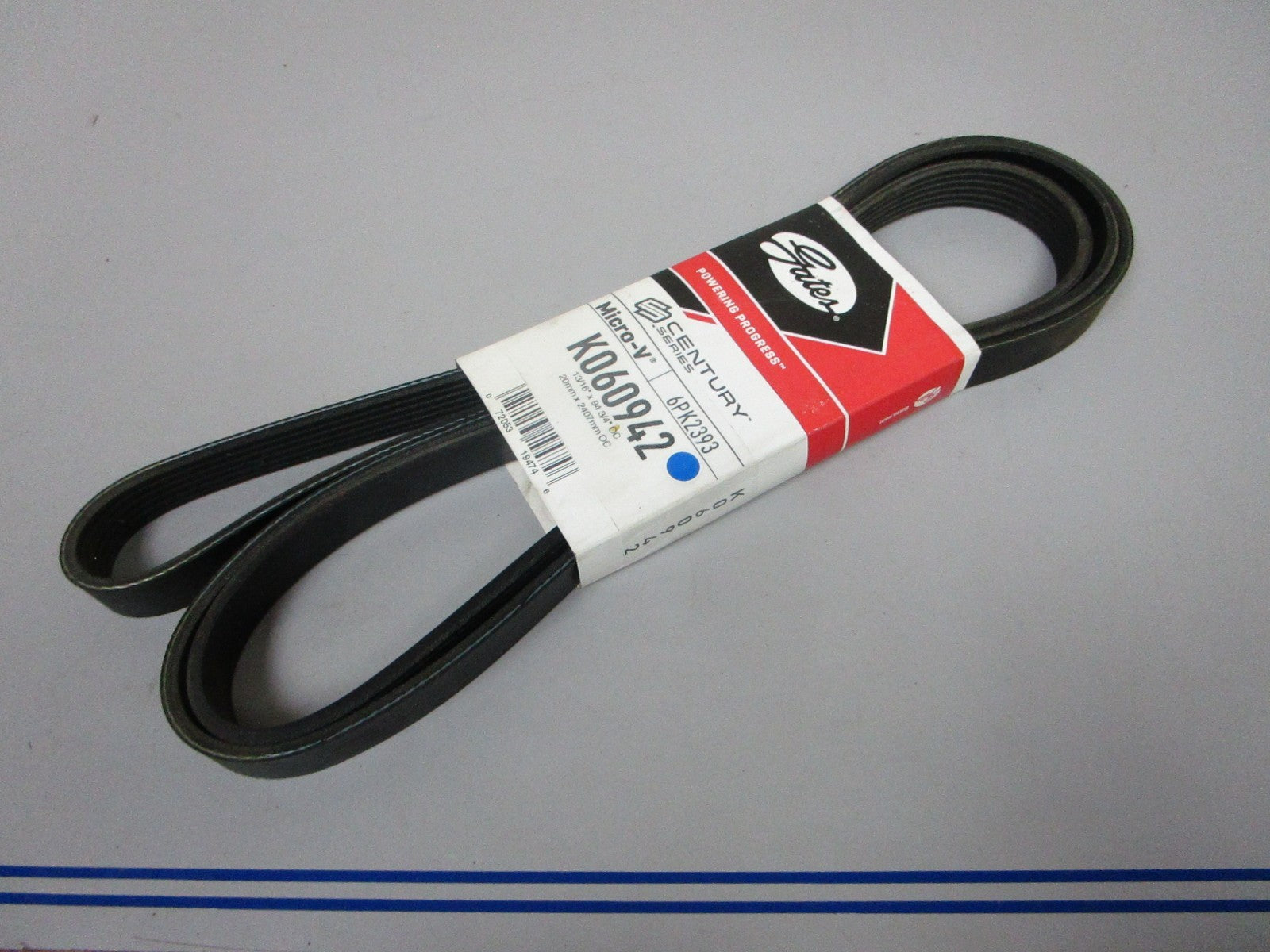 NEW K060942 Gates Micro-V 13/16" x 94 ¾" Serpentine Belt 0720