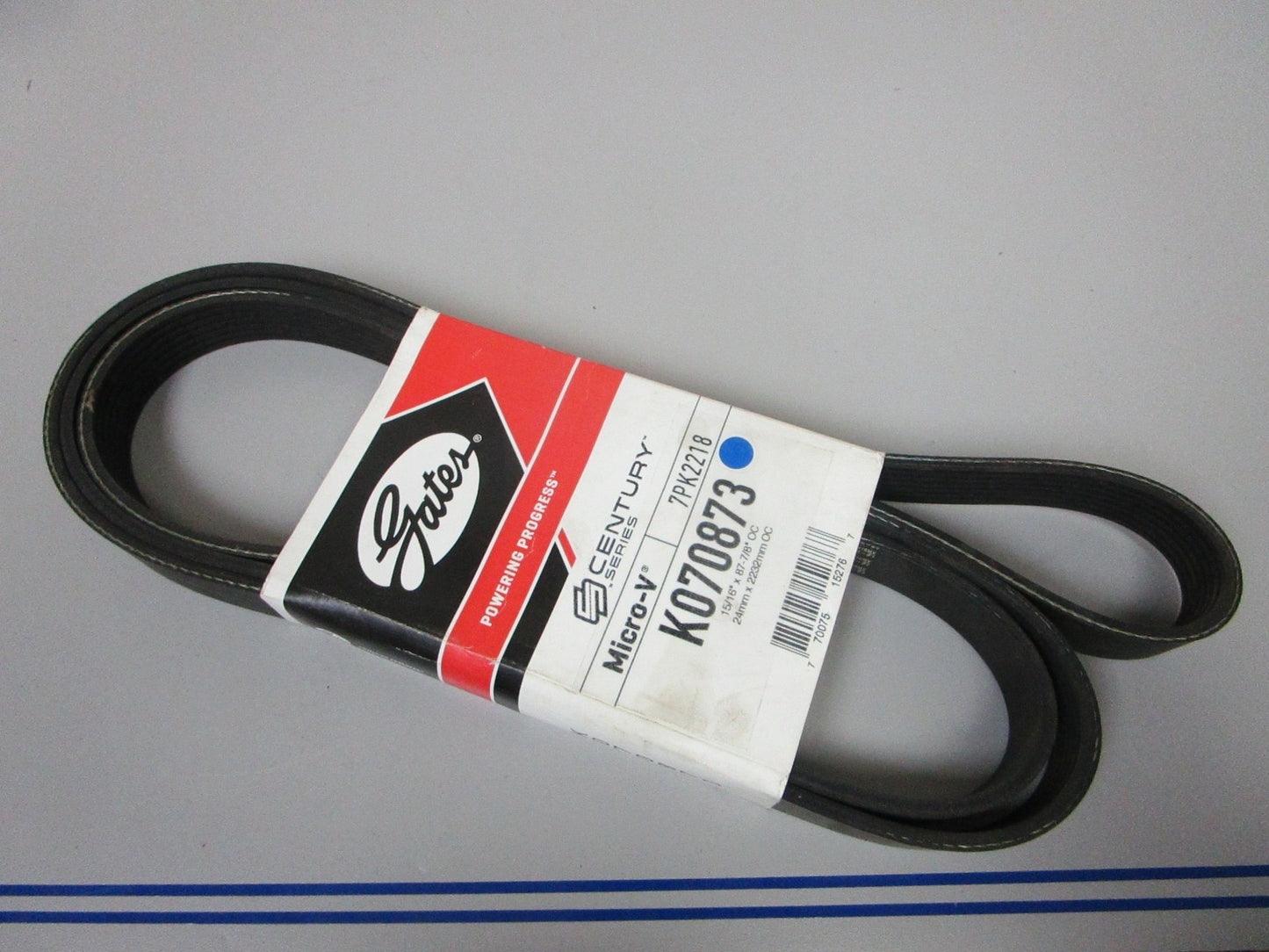 NEW K070873 Gates Micro-V 15/16" x 87 ⅞" Serpentine Belt 0720