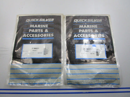 NEW OEM (LOT OF 2) 27-860231 Mercury Quicksilver Gasket 0810