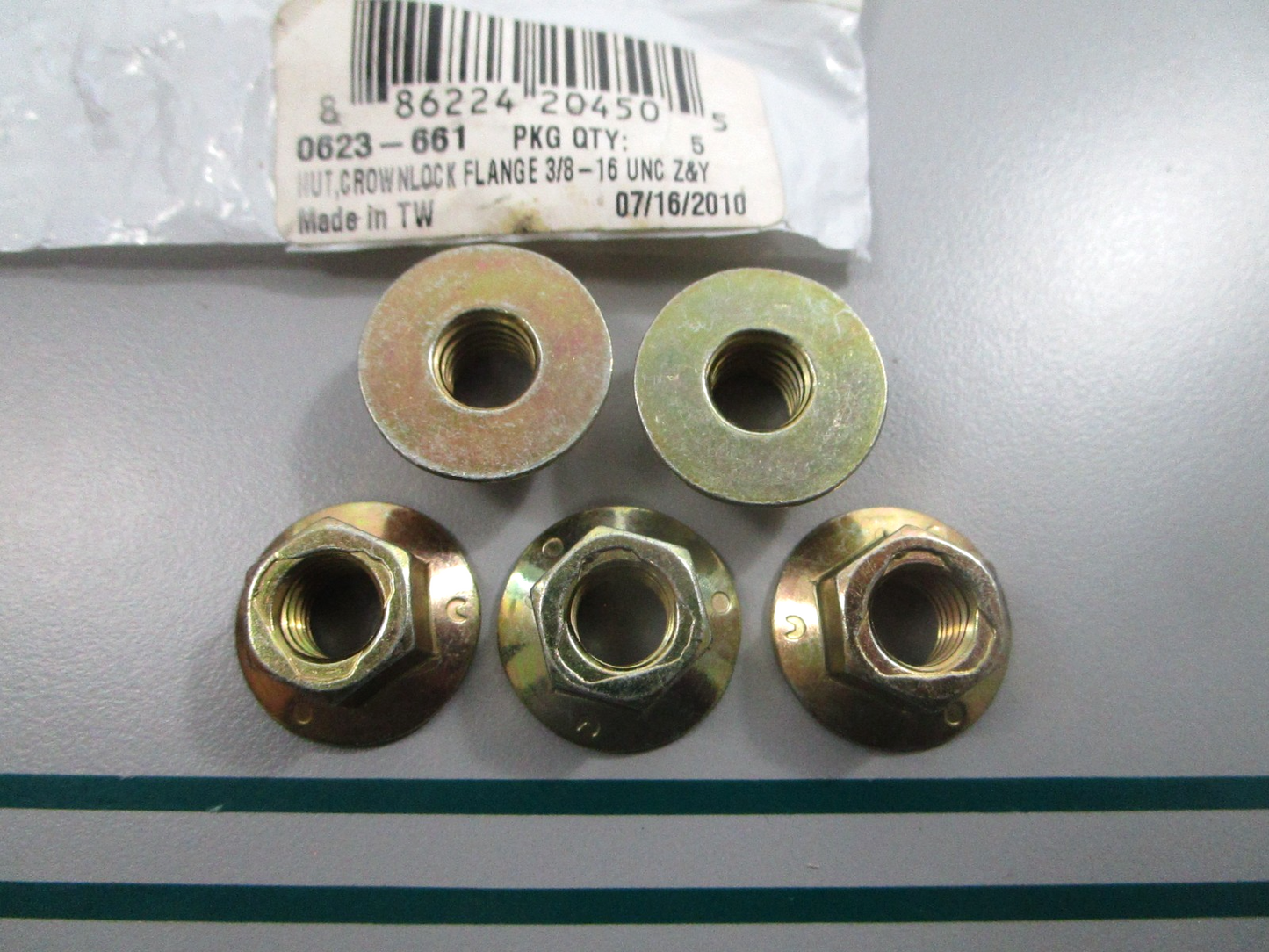 NEW OEM (LOT OF 5) 0623-661 Arctic Cat Flange Nut 0810