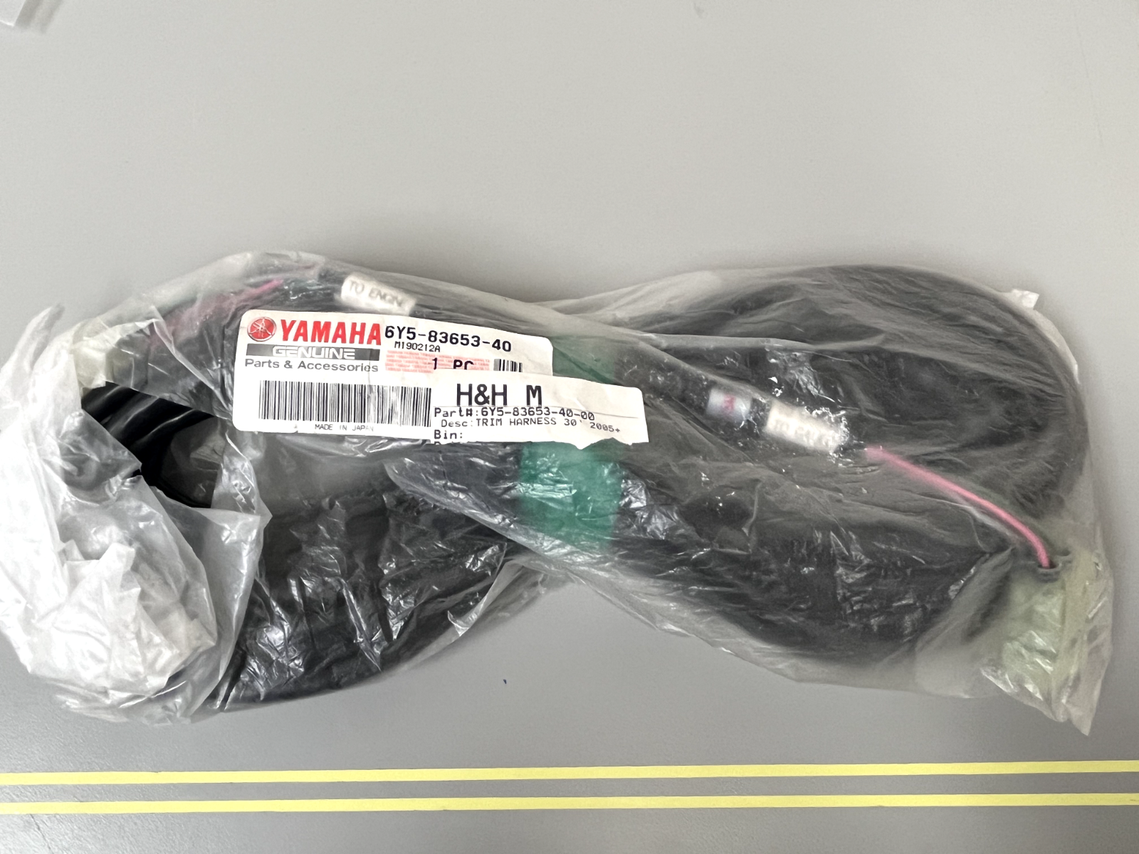 *NEW OEM* 0720 Yamaha Trim Harness 6Y5-83653-40-00