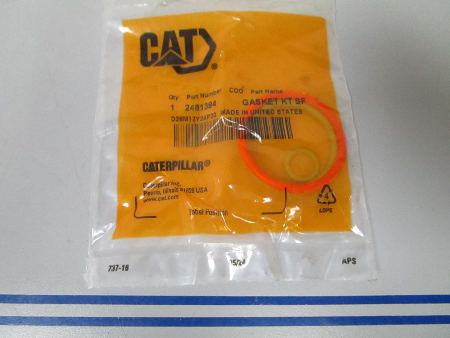 *NEW OEM* 0720 CAT Caterpillar Gasket Kit 248-1394