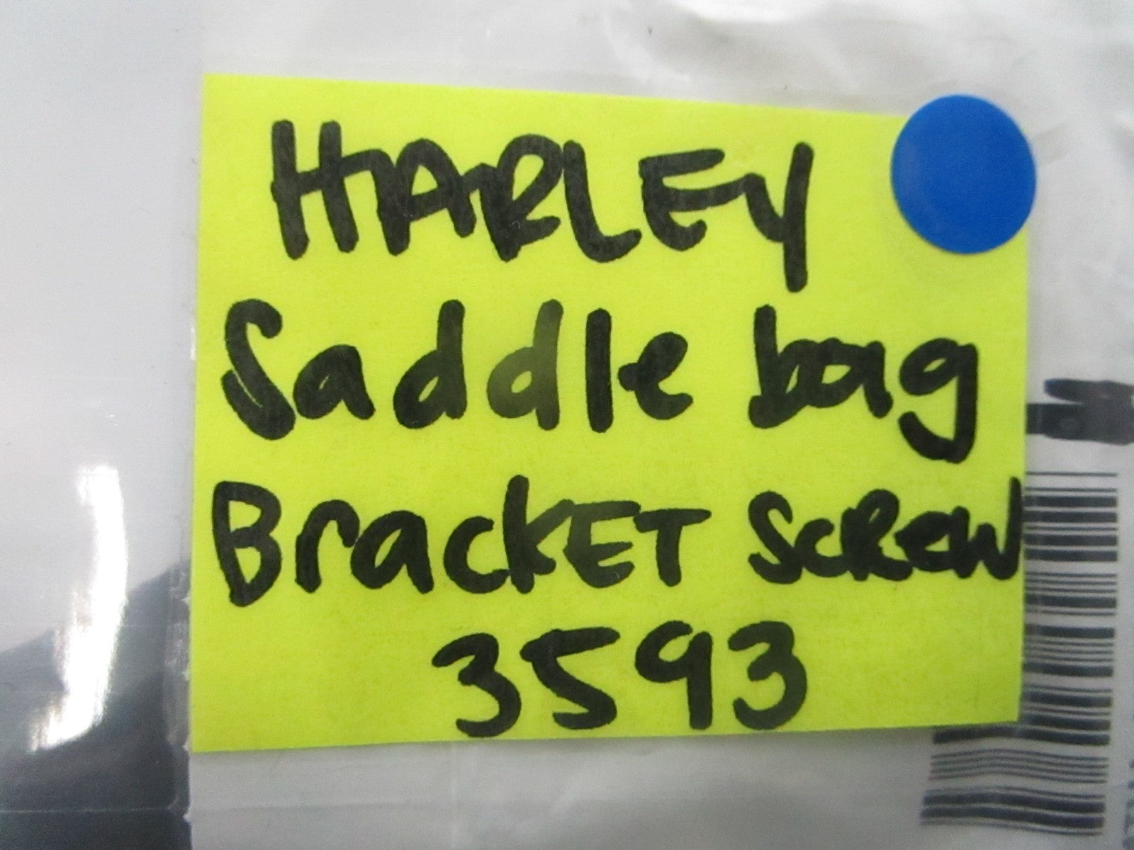*NEW OEM* (LOT OF 3) 0810 Harley Davidson Saddle Boig Bracket Screw 3593