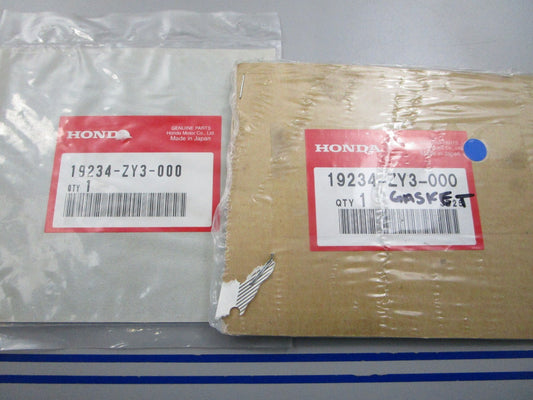 NEW OEM (LOT OF 2) 19234-ZY3-000 Honda Gasket 0810