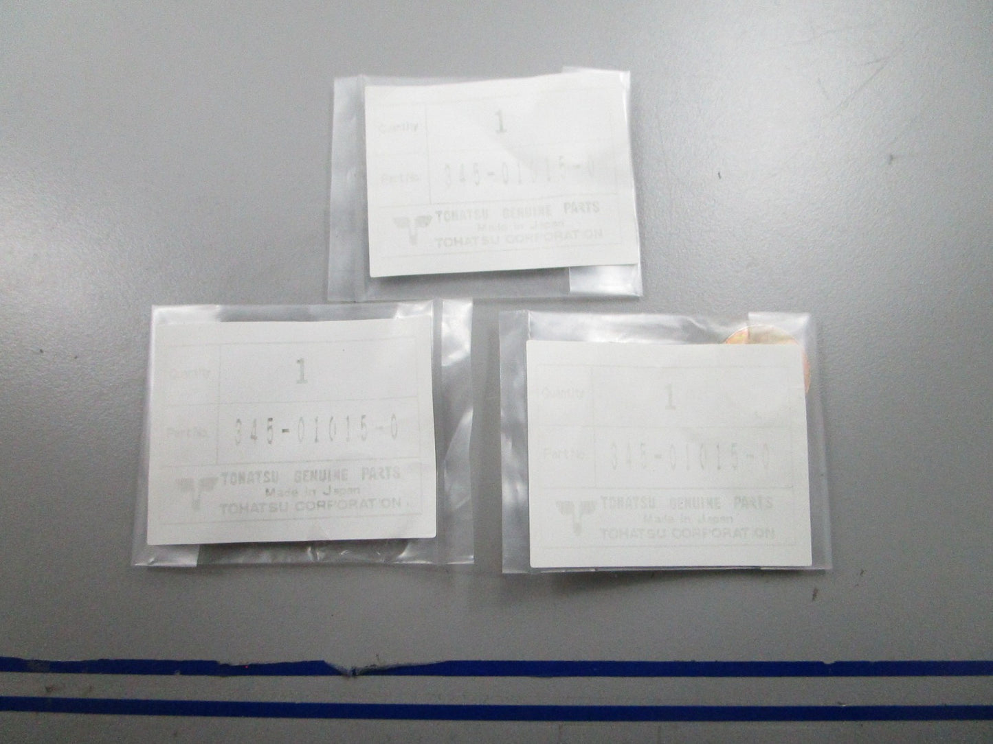 *NEW OEM* (LOT OF 3) 0810 Tohatsu Washer 345-01015-0 345010150