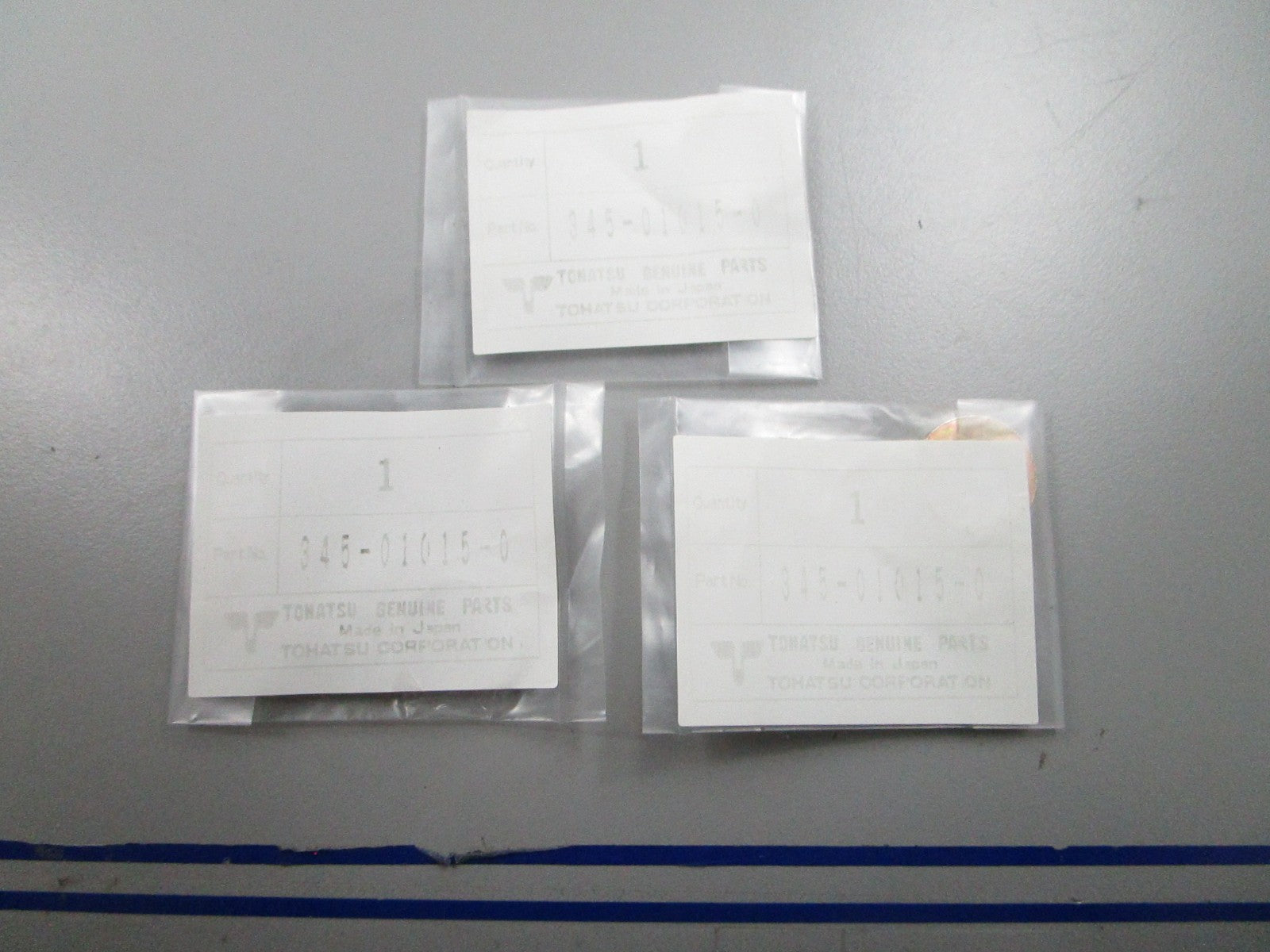 *NEW OEM* (LOT OF 3) 0810 Tohatsu Washer 345-01015-0 345010150
