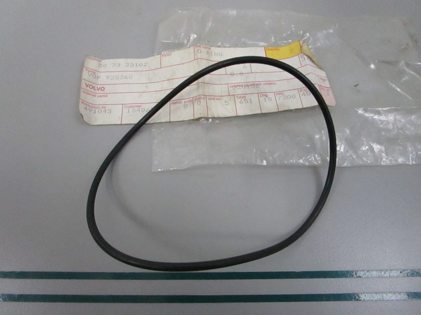 NEW OEM 925260 Volvo Penta O-Ring 0810