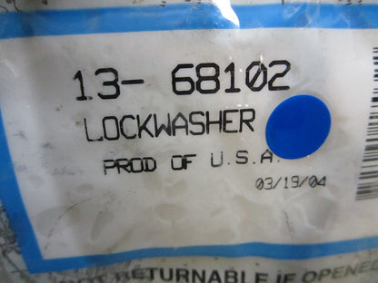 *NEW OEM* (LOT OF 2) 0810 Mercury Quicksilver Lock Washer 13-68102