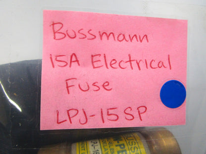 *NEW* 0810 Bussmann 15A Electrical Fuse LPJ-15SP