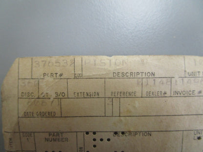 *NEW OEM* 0810 OMC Johnson Evinrude Piston 376532 0376532