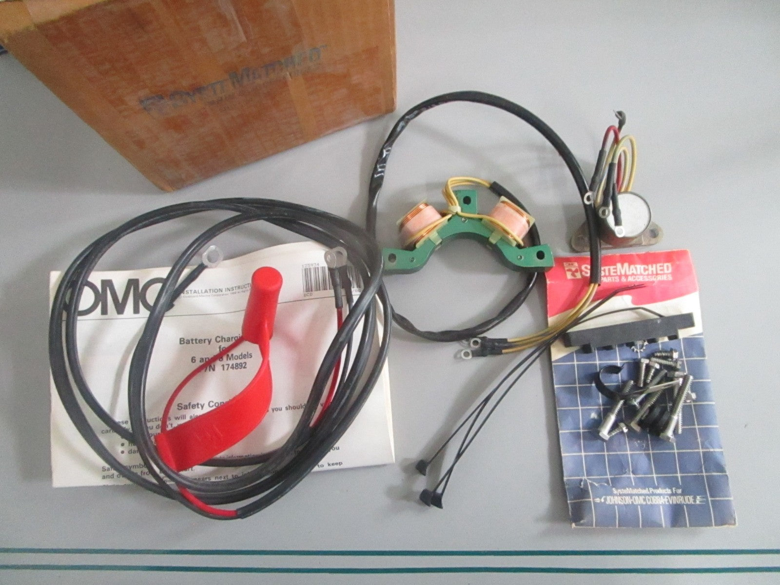 NEW OEM 175278 0175278 OMC Johnson Evinrude Battery Charging Kit 0820