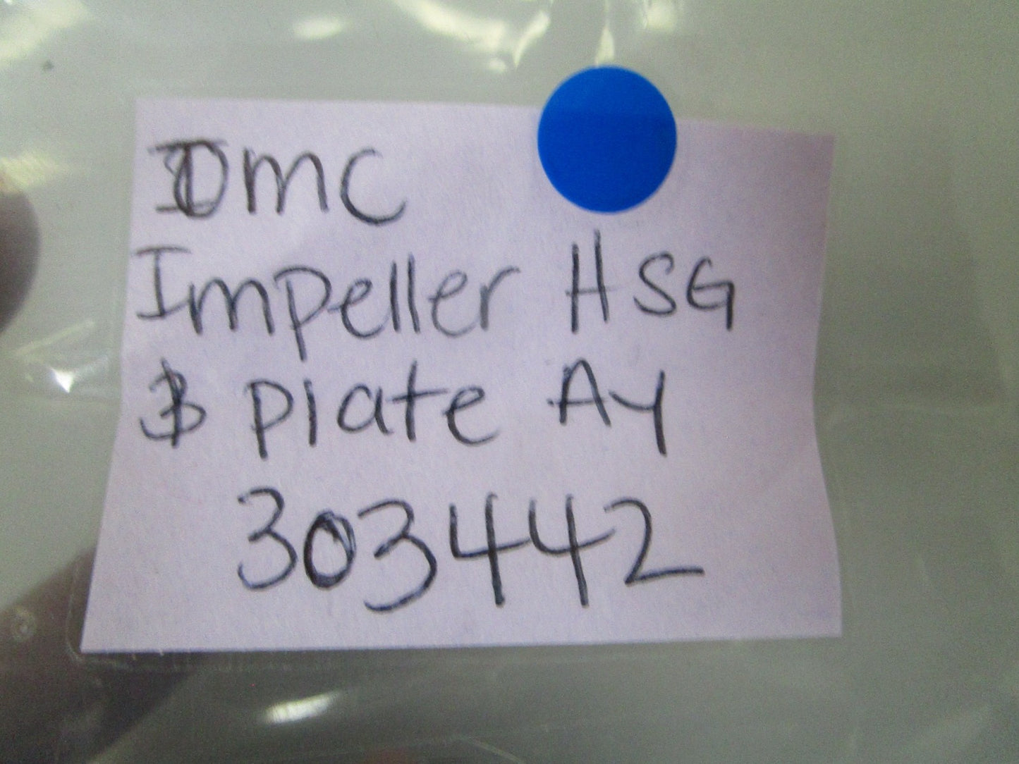 NEW OEM 303442 0303442 OMC Johnson Evinrude Impeller Housing & Plate 0720
