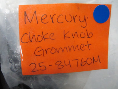 *NEW OEM* 0810 Mercury Quicksilver Choke Knob Grommet 25-84760M