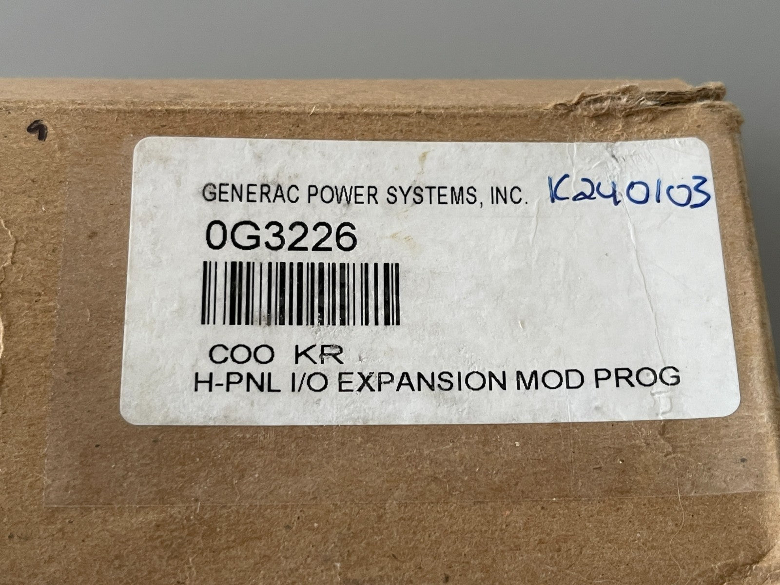 *NEW OEM* 0720 Generac H-Panel I/O Expansion Mod Prog 0G3226