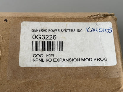 *NEW OEM* 0720 Generac H-Panel I/O Expansion Mod Prog 0G3226