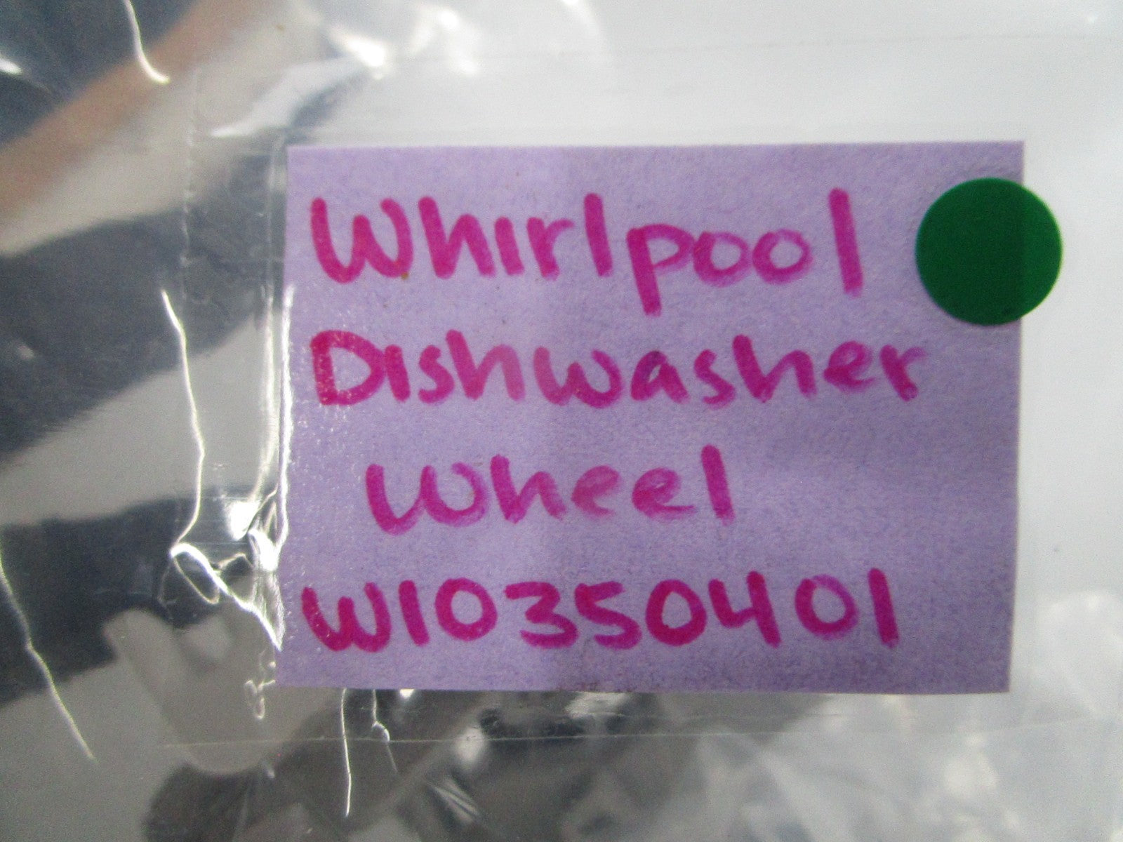 NEW OEM W10350401 Whirlpool Dishwasher Wheel 0810