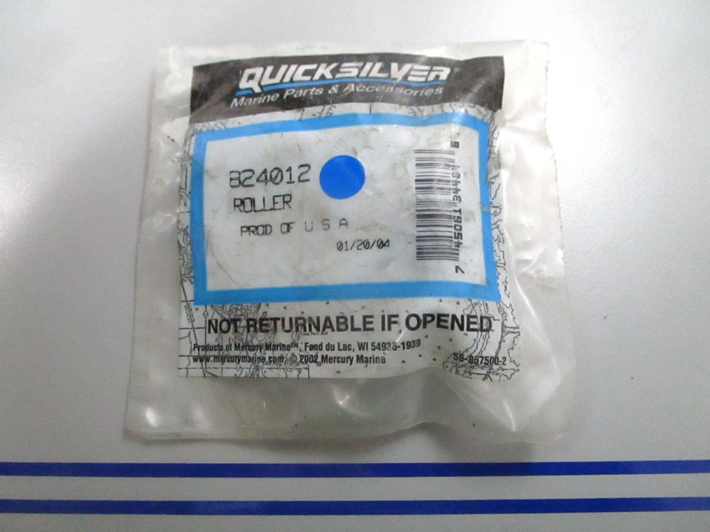 *NEW OEM* 0810 Mercury Quicksilver Roller 824012