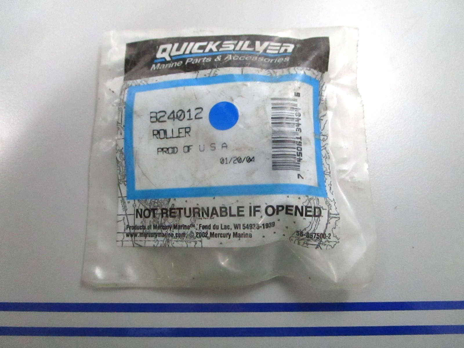 *NEW OEM* 0810 Mercury Quicksilver Roller 824012