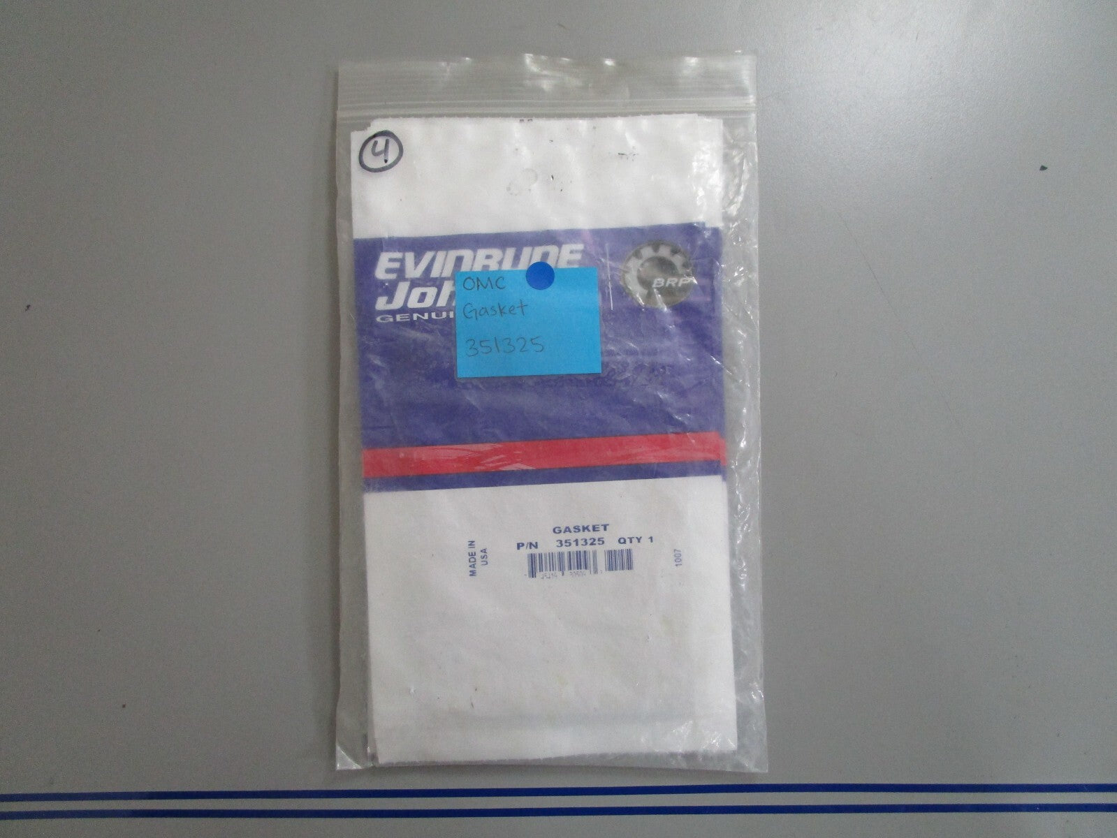 *NEW OEM* 0770 OMC Johnson Evinrude Gasket 351325 0351325