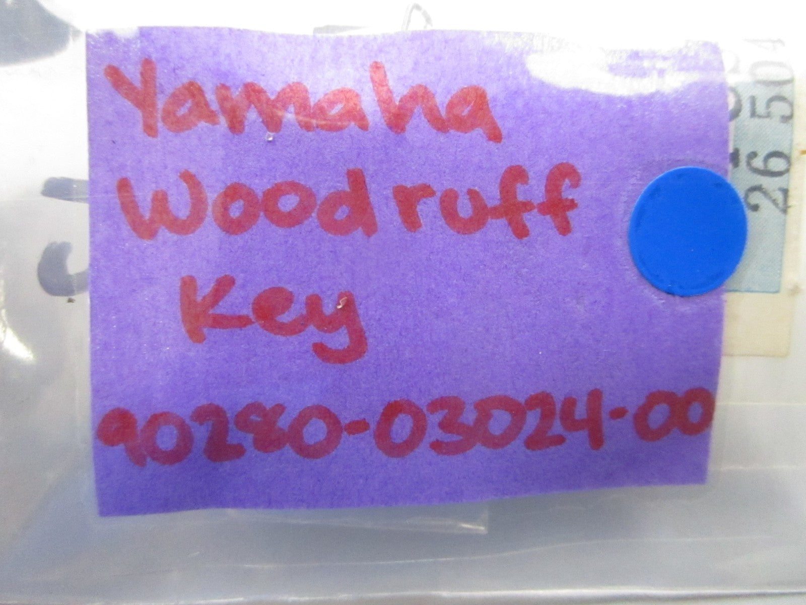 *NEW OEM* (LOT OF 2) 0810 Yamaha Woodruff Key 90280-03024-00