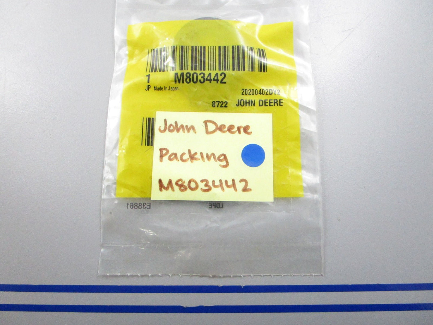 *NEW OEM* 0810 John Deere Packing M803442
