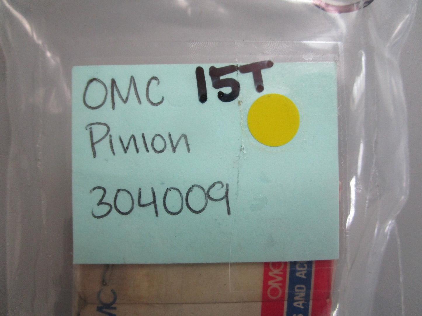 *NEW OEM* 0820 OMC Johnson Evinrude 15T Pinion 304009 0304009