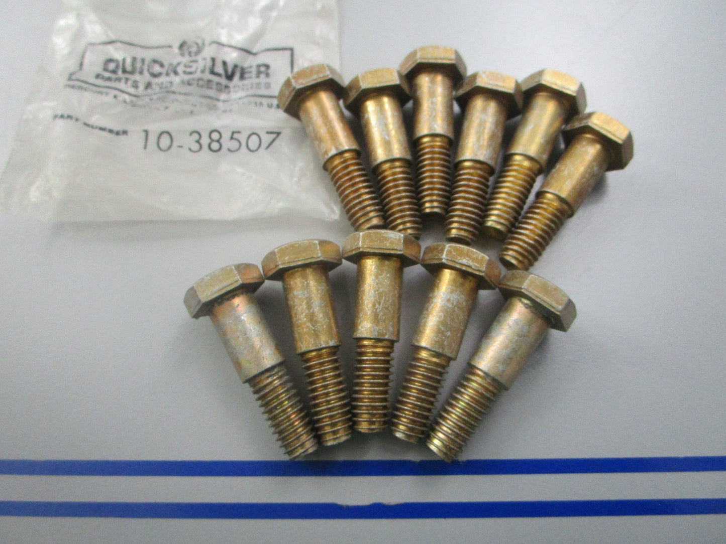 *NEW OEM* (LOT OF 11) 0810 Mercury Quicksilver Screw 10-38507