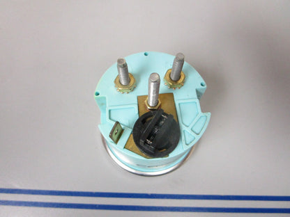 NEW OEM 63566 Teleflex Beige  Fuel Gauge Chrome Bezel 0720