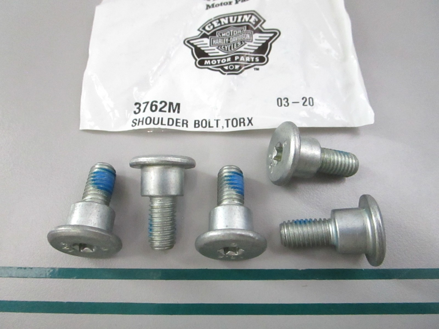 NEW OEM (LOT OF 5) 3762M Harley Davidson Shoulder Bolt 0810