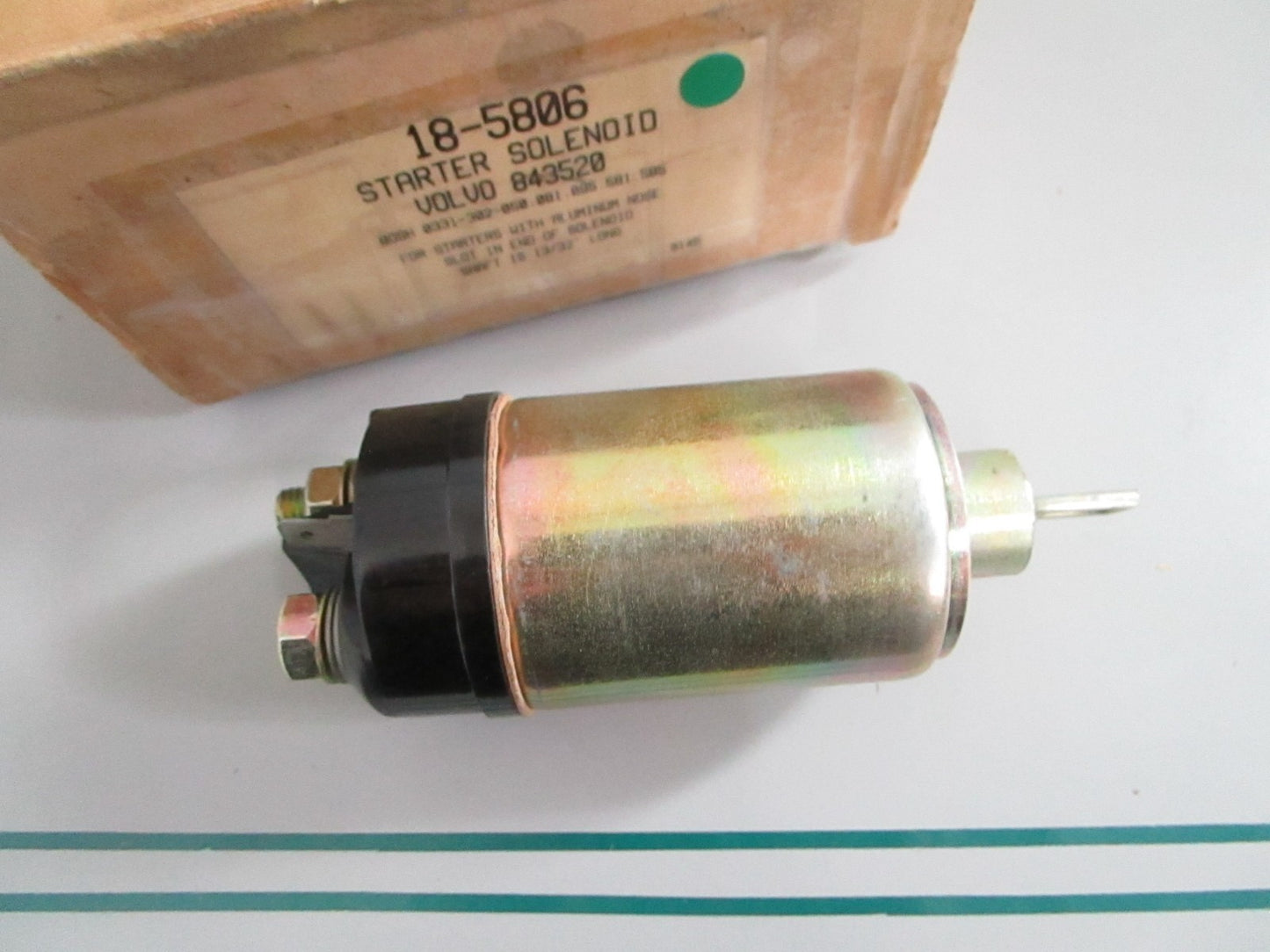 NEW 18-5806 Sierra Starter Solenoid Rep: 843520 Volvo 0820